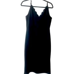 Black cocktail dress